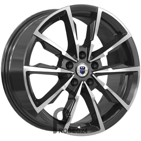 K&K Меренге 7.5x17 5*114.3 ET40 DIA66.1 Алмаз черный Литой