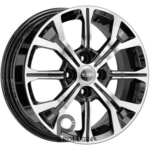 K&K КС945 6x15 4*100 ET50 DIA60.1 Алмаз черный Литой