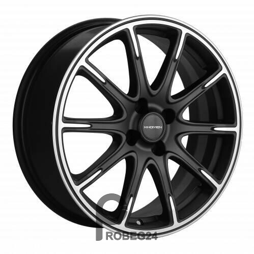 Khomen KHW 1707 6.5x17 4*100 ET41 DIA60.1 Black-FP Matt Литой