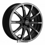 Khomen KHW 1707 6.5x17 4*98 ET38 DIA58.6 Black-FP Matt Литой