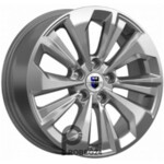 K&K Авиор 7x17 5*114.3 ET35 DIA60.1 Дарк платинум Литой