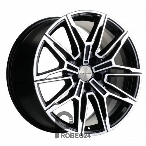 Khomen KHW 1904 9.5x19 5*112 ET40 DIA66.6 Black-FP Литой