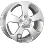 LS 1074 6x15 5*108 ET45 DIA73.1 Silver Литой