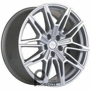 Khomen KHW 1904 9.5x19 5*112 ET40 DIA66.6 Brilliant Silver-FP Литой