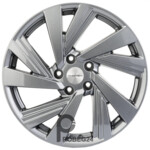 Khomen KHW 1801 7.5x18 5*112 ET43 DIA57.1 Gray Литой