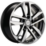 Khomen KHW 1612 6.5x16 5*100 ET39 DIA57.1 Gray-FP Литой