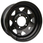 IKON MG83 10x15 5*139.7 ET-40 DIA110.5 Black Штампованный