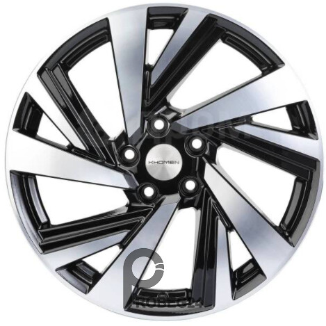 Khomen KHW 1801 7.5x18 5*108 ET40 DIA60.1 Black-FP Литой