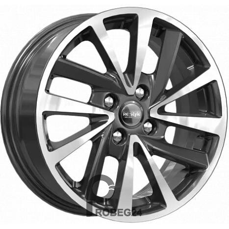 K&K КС899 6x15 4*100 ET40 DIA60.1 Алмаз черный Литой