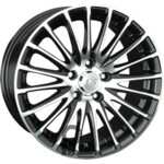 LS 565 7.5x17 5*100 ET42 DIA73.1 BKF Литой