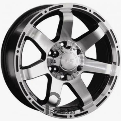 LS 1289 7.5x17 6*139.7 ET25 DIA106.1 BKF Литой