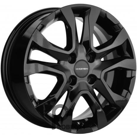 Khomen KHW 1503 6x15 4*100 ET46 DIA54.1 Black Литой