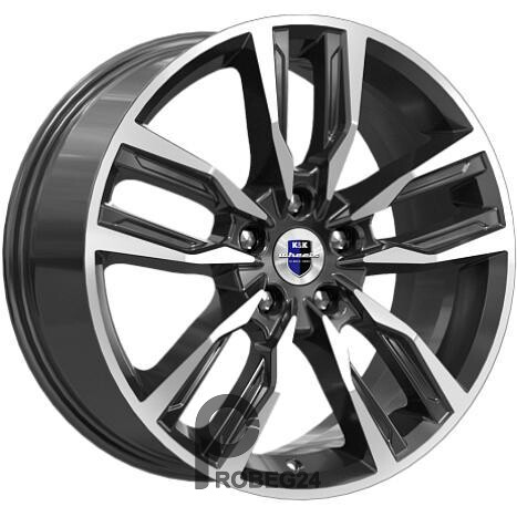 K&K Борэй 8x18 5*115 ET40 DIA70.1 Алмаз черный Литой