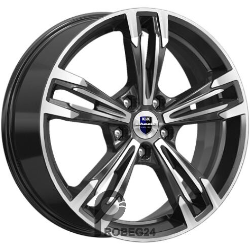 K&K Karrera Light 7x18 5*115 ET45 DIA70.1 Алмаз черный Литой