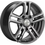 Khomen KHW 1602 6.5x16 5*139.7 ET40 DIA98.5 Gray Литой