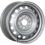 Trebl X40030 6.5x16 5*139.7 ET40 DIA98.6 Silver Штампованный