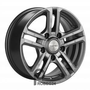 Khomen KHW 1602 6.5x16 5*139.7 ET40 DIA98.5 Black Литой