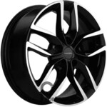 Khomen KHW 1708 6.5x17 5*112 ET38 DIA57.1 Black-FP Литой