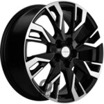Khomen KHW 1809 7x18 5*112 ET43 DIA57.1 Black-FP Литой