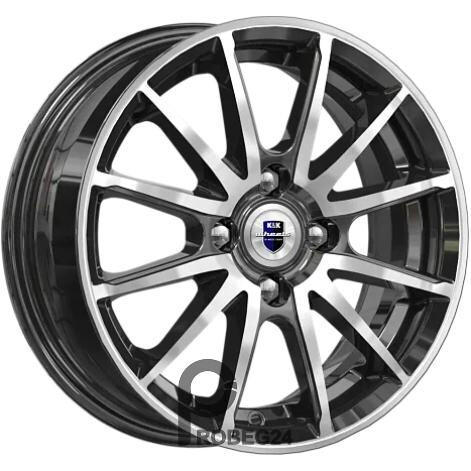 K&K Квант 5.5x14 4*100 ET40 DIA56.6 Алмаз черный Литой