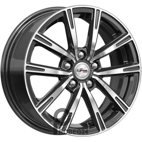iFree Драйвер 6x15 5*100 ET43 DIA57.1 Блэк Джек Литой