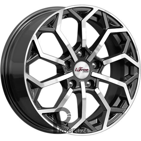 iFree Спейс-Нидл 6.5x16 5*108 ET47 DIA63.3 Блэк Джек Литой