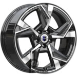 K&K Кайан 7.5x18 5*110 ET37 DIA65.1 Алмаз черный Литой