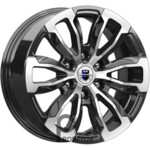K&K Меконг 7.5x18 6*139.7 ET42 DIA75.1 Алмаз черный Литой