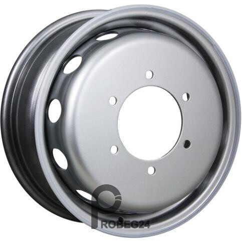 Trebl 9197 5.5x16 6*180 ET109.5 DIA138.8 Silver Штампованный