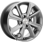 Khomen KHW 1501 6x15 4*100 ET50 DIA60.1 Gray Литой