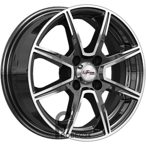 iFree Майами лайт 5.5x14 4*100 ET35 DIA67.1 Блэк Джек Литой