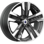 K&K Висмут 7x16 5*108 ET45 DIA63.3 Алмаз черный Литой