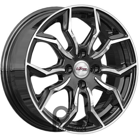 iFree Бохо 6x15 4*100 ET37 DIA60.1 Блэк Джек Литой