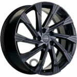 Khomen KHW 1901 7.5x19 5*108 ET47 DIA60.1 Black Литой