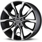 MAK Highlands 9x21 5*120 ET43.5 DIA72.6 Black mirror Литой