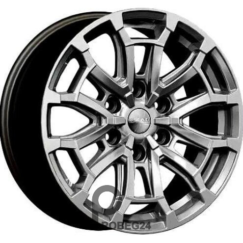 Скад Авилис 8x18 6*139.7 ET25 DIA106.1 Графит Литой