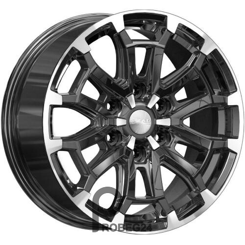 Скад Авилис 8x18 6*139.7 ET38 DIA67.1 Алмаз Литой