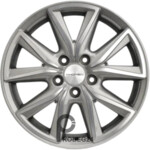 Khomen KHW 1706 7x17 5*108 ET40 DIA54.1 Gray-FP Литой