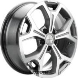 Khomen KHW 1710 6.5x17 5*120 ET60 DIA65.1 Gray-FP Литой