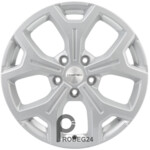 Khomen KHW 1710 6.5x17 5*112 ET50 DIA66.6 F-Silver Литой