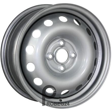 Trebl 8114 6x15 4*100 ET48 DIA54.1 Silver Штампованный