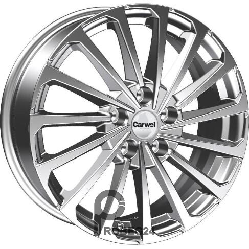 Carwel Кагра 6.5x17 5*108 ET47 DIA65.1 SLT Литой