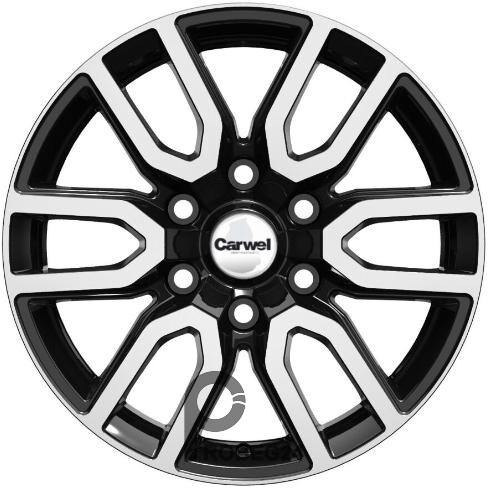 Carwel Барал 7.5x17 6*139.7 ET25 DIA106.1 ABT Литой