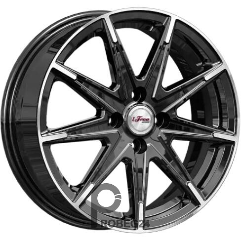 iFree Хит 6x16 4*100 ET45 DIA60.1 Блэк Джек Литой