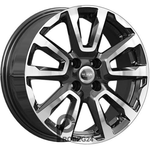 K&K КС1026 6.5x16 4*100 ET50 DIA60.1 Алмаз черный Литой