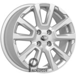 K&K КС1026 6.5x16 4*100 ET45 DIA60.1 Сильвер Литой