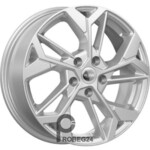 K&K КС1062 6.5x17 5*114.3 ET50 DIA54.1 Сильвер Литой