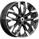 K&K Морейн 6.5x17 5*105 ET38 DIA56.6 Алмаз черный Литой