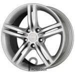 MAK Veloce 7.5x17 5*108 ET45 DIA72.3 Silver Литой