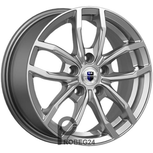 K&K Фрост 6.5x15 5*100 ET38 DIA57.1 Дарк платинум Литой